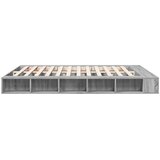  Okvir za krevet boja hrasta 200x200 cm od konstruiranog drva | shoptok.hr