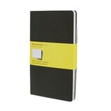 Moleskine Bilježnica Cahier Journals LG s mekanim koricama, crna - karo, 3 komada Cijene