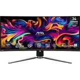 MSI Monitor MAG 341CQP QD-OLED, 34&amp;quot; UWQHD QD-OLED, 175 Hz, 0,03 ms (GtG) Slike