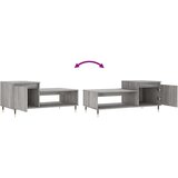  Stolić za kavu boja sivog hrasta 100x50x45 cm konstruirano drvo | shoptok.hr