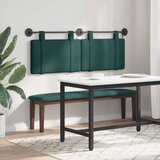  stensko vzglavje za posteljo, tekstil, 130 × 55 × 5cm, temno zelena, 3423912 | Shoptok.si