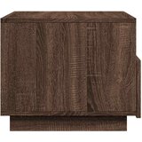  Stolić za kavu s LED svjetlima smeđi hrast 50x49x40 cm | shoptok.hr