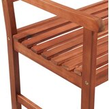  Klupa s jastukom 120 cm od masivnog bagremovog drva | shoptok.hr