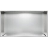  Vrtna saksija Srebrna 80 x 50 x 50 cm Pocinčani čelik | shoptok.hr