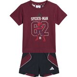 Adidas Otroški kompleti MARVEL SPIDER-MAN T-SHIRT SET Rdeča Cene
