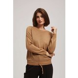 Marisse Sweater With Metallic Thread And Tie Cene