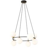  Visilica na sajli AZURA 8xE14/10W/230V crna/bela | Eponuda.com