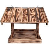  Spaljena drvena hranilica za ptice 31x30x27 | shoptok.hr