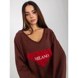 VITON Sweatshirt-VI-BL-3113.73P-dark brown | Shoptok.si
