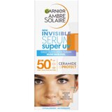 Garnier Ambre Solaire serum za obraz z zaščitnim faktorjem SPF50 - Invisible Super UV Serum SPF50 | Shoptok.si