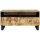  Stolić za kavu 80x54x40 cm od drva manga i konstruiranog drva | shoptok.hr