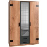 MID.YOU omara s klasičnimi vrati, barve grafita, barve hrasta | Shoptok.si