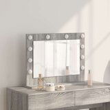vidaXL ogledalo za toalet Siva Sonoma MDF, Staklo 60 x 45 x 18 cm | shoptok.hr
