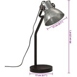 Stolna Namizna svetilka 25 W starinsko srebrna 17x17x60 cm E27, (21383632) | Shoptok.si