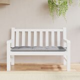  Jastuk za vrtnu klupu sivi 120 x 50 x 7 cm od tkanine Oxford | shoptok.hr