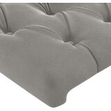  Uzglavlje s ušima svjetlosivo 103x23x118/128 cm baršunasto | shoptok.hr