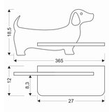 Lesnina XXXL OTROŠKA STENSKA SVETILKA Dog 250 lm 4000 K | Shoptok.si