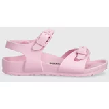 Birkenstock Otroški sandali Rio EVA Kids roza barva