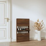 vidaXL Ormarić za cipele hrast smeđi 59x17x108 cm konstruirano drvo Cijene