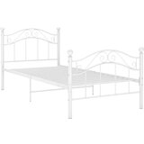 vidaXL Okvir za krevet bijeli metalni 100 x 200 cm Cijene