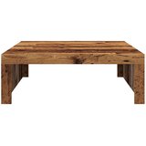  Stolić za kavu boja starog drva 100x100x35 cm konstruirano drvo | Eponuda.com