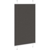 vidaXL Plisirana roleta crna 80x150 cm širina tkanine 79,4 cm | shoptok.hr