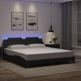  Okvir kreveta s LED-om bez madraca Zadar crni 180 x 200 cm | shoptok.hr