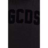 Gcds Bombažna kratka majica črna barva | Shoptok.si