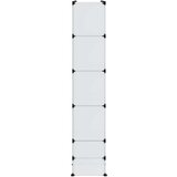  Modularni ormarić s 18 pretinaca bijeli 37 x 146 x 180,5 cm | shoptok.hr