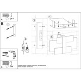 Nice Lamps Bijela zidna lampa Marett – | shoptok.hr