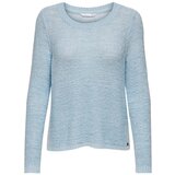 Only Puloverji Knit Geena - Cashmere Blue Modra Cene