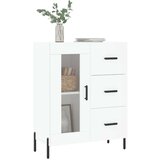 vidaXL Komoda bela 69,5x34x90 cm inženirski les | Shoptok.si