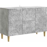 vidaXL Strani šal Betonsko siva 89 x 34,5 x 60 cm Inženirski les, (5000253257) | Shoptok.si