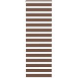 Zebra zavjesa smeđa 75x200 cm širina tkanine 70,9 cm poliester | Shoptok.si
