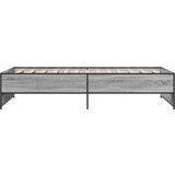 vidaXL Okvir kreveta boja hrasta 90 x 190 cm konstruirano drvo i metal | shoptok.hr