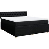  Krevet s oprugama i madracem crni 180x200 cm od tkanine | shoptok.hr