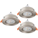 Eglo 902259 - komplet 3x led ugradnih spot svetiljki barranco 1xGU10/4,5W/230V hrom | Eponuda.com