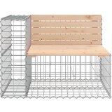  Vrtna klupa s gabionskim dizajnom 184x71x65,5 cm od borovine | shoptok.hr