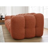 Bobochic Paris Opečnato oranžna sedežna garnitura iz tkanine bouclé 232 cm Hippolyte – | Shoptok.si