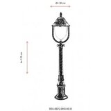 Opviq BSU 68212 BKR M2 B Stubna lampa, smeđa | Eponuda.ba