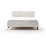 Meise Möbel Bež oblazinjena zakonska postelja s prostorom za shranjevanje z letvenim dnom 180x200 cm Matera – | Shoptok.si