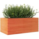  Vrtna sadilica voštano smeđe boje 110x60x45 5 cm od borovine | shoptok.hr