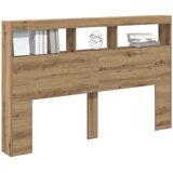 Ormarić za uzglavlje LED boja artisan hrast 160x17x102 cm | shoptok.hr