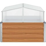  Vrtna posoda s toplo gredico Svetlo rjava 100 x 100 x 77 cm, (5000287677) | Shoptok.si