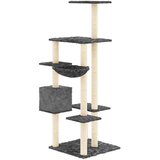  Penjalica za mačke sa stupovima za grebanje tamnosiva 142 cm | shoptok.hr