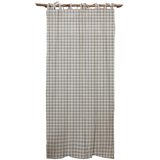 Really Nice Things Siva zavesa Linen Cortina Hogar Grey Vichy Cene