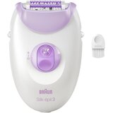 Braun "Silk Epil 3 3 3-000 ljubičasto beli epilator" | Eponuda.com