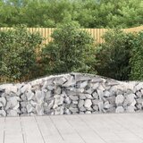  Obokana gabionska košara 10 kosov 400x50x60/80cm cinkano železo | Shoptok.si