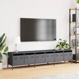 TV ormarić antracit 202x39x43,5 cm hladno valjani čelik | shoptok.hr
