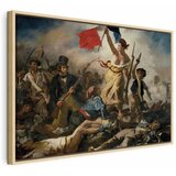  Slika - Eugène Delacroix – Liberty Leading the People 60x40 U prirodnom drvenom okviru | shoptok.hr